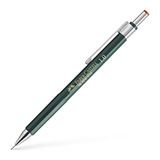 Faber Castell B-136900 vulpotlood TK-Fine met gum en 3 fijne vullingen, hardheid HB, lijndikte 0,9 mm, zwart