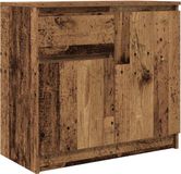 vidaXL Dressoir met lade, oud hout, 71 x 35 x 65 cm