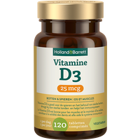 Holland & Barrett Vitamine D3 25 mcg - 120 tabletten