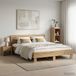 vidaXL Bedframe Artisanaal eiken 120 x 190 cm Bewerkt hout