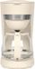 LIVOO Cafetière DOD200C, 750 W, 1,25 litre, crème