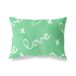 BonaMaison Petrol Groen-Wit Decoratieve Kussensloop, Kussenhoezen Bank, Decoratieve Kussenhoesjes, Kussensloop; Sofa, Slaapkamer, Kantoor, Auto 45x60 Cm