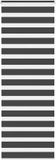 vidaXL Zebra rolgordijn 70x230 cm stofbreedte 65,9 cm zwart