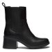Timberland Bottes Chelsea Bellevaux en cuir noir pour femme (37 W)