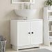 Maison Exclusive - Meuble sous-vasque EDE, blanc brillant, 59,5 x 31,5 x 59 cm