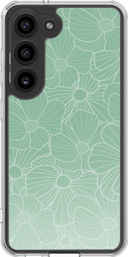 imoshion Hoesje - Geschikt voor Samsung Galaxy S23 - Design hoesje - Botanica