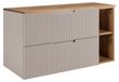 3xE living Armoire de salle de bain, cachemire/chêne artisanal, 80 (60 + 20) x 58,6 x 46 cm