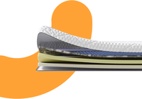 Emma Airgrid Topper 90x200 cm