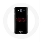 Maniacase Hoesje voor Samsung Galaxy J5 2016 Stranger Things Logo Poster Merry christmas