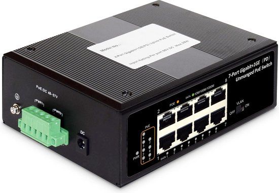 Digitus DN-651113 - Netwerk switch - Zwart