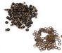 100 œillets métalliques avec anneaux, 4 mm, pour cuir, travaux manuels, couture