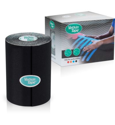 VetkinTape Black 10 cm x 5 m rol (1ST)