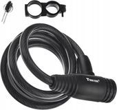 Tonyon Antivol de vélo - 150 cm - Câble en acier - Noir