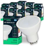 V-TAC 10 x GU10-4,5 W ledlampen (komt overeen met 35 W) – 400 lumen – GU10 led-spot voor maximale efficiëntie en energiebesparing – koud wit 6500 K