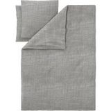 LIVARNO® Parure de lit en flanelle ou parure de lit réversible en flanelle, 240 x 220 cm (anthracite)