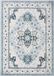 Safavieh Isabella Collection ISA936 Traditioneel Geweven Binnen Vloerkleed, Lichtblauw & Crème, 91 x 152 cm