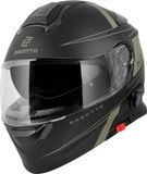 Bogotto H271 Taog Bluetooth Helm Zwart Groen Maat L