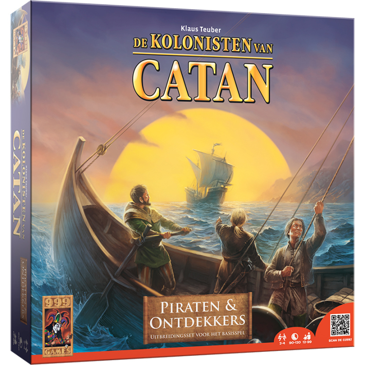 999 Games De Kolonisten van Catan Uitbreiding Piraten en Ontdekkers - Bordspel