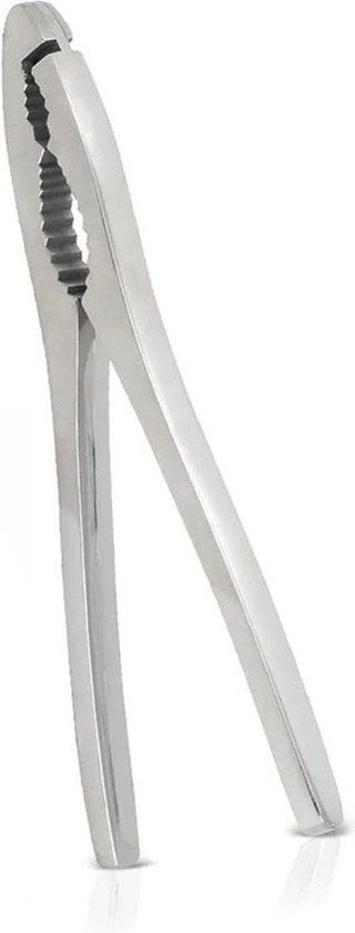 Metaltex Schaaldiertang RVS - Blauw/Zilver