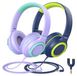 Casque pour enfants - Filaire - Pliable - Limitation de volume 85 dB - Lot de 2 pièces