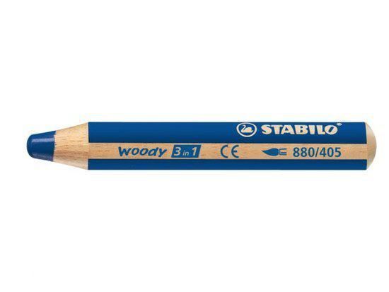 Stabilo Woody Kleurpotloden Blauw