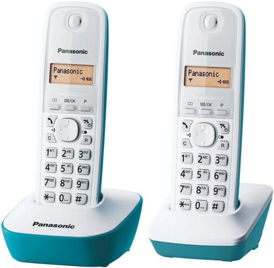 Panasonic KX-TG1612FRC Duo Draadloze Telefoon - Wit