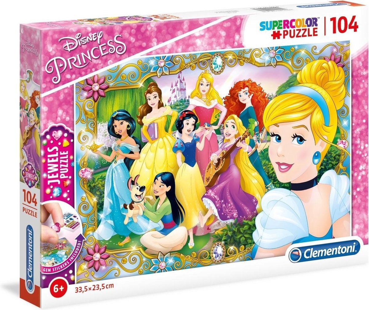 Clementoni Puzzel 104 Jewels Princess