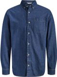 JACK&JONES JJEBROOK JJOXFORD SHIRT AKM 990 NOOS Chemise Homme Manches Longues Coton Regular Fit XL Bleu Denim