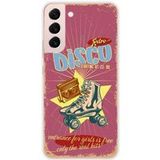 Samsung Galaxy S22 Plus Retro disco bedrukt siliconen hoesje