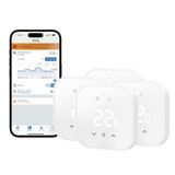 Eve Thermostaat (mat) pak van 4 - slimme thermostaat voor vloerverwarming