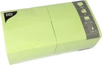 Papstar 250 Servetten 3-laags 1/8 vouw 33 cm x 33 cm lime