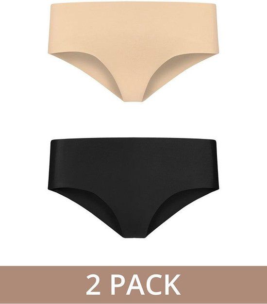 Bye Bra Invisible Panties Nude & Black XL