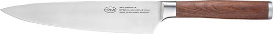 Rösle Masterclass Koksmes - 20 cm - Walnoothout - Roestvrijstaal