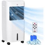 HOMCOM Refroidisseur d'air par évaporation 15L avec télécommande