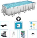 Bestway Rechthoekig Power Steel Zwembad - 640 x 274 x 132 cm - Grijs