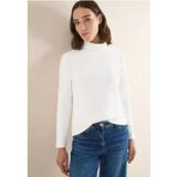 cecil Shirt met lange mouwen en geribde textuur