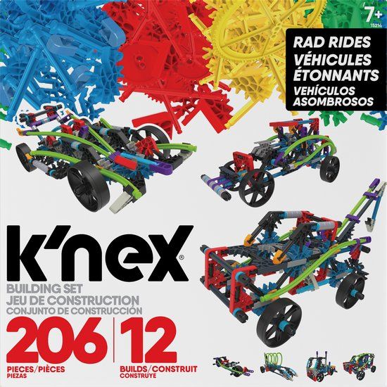 K'NEX Stoere en Snelle Auto's - 12 modellen - Bouwset
