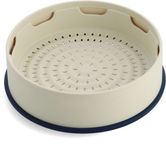 GreenPan Steamy 24cm - Siliconen - Stoommandje - Crème