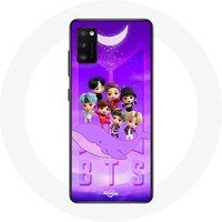 Maniacase Hoesje voor Samsung Galaxy S20 BTS TinyTAN Animatie Poster RM Jin Suga J-Hope Jimin Jungkook Et V Zero O'Clock