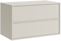 Badplaats Wastafelkast Mali 80 cm – Beige – Badkamerkast – Hangend Wastafelmeubel