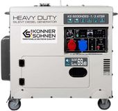 Könner & Söhnen Dieselgenerator KS 9200HDES-1/3 ATSR - 7,5 kW - 230V/400V - 69 dB