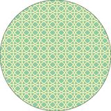 Bonateks, Ronde digitaal bedrukte muismat, antislip onderkant, voor kantoor en thuis, diameter: 22 cm