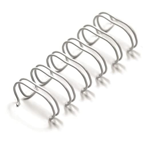 Albyco Wire-o Draadbindruggen Wit 9,5 Millimeter, 3/8 Inch, Tot 65 Vel (100 stuks)