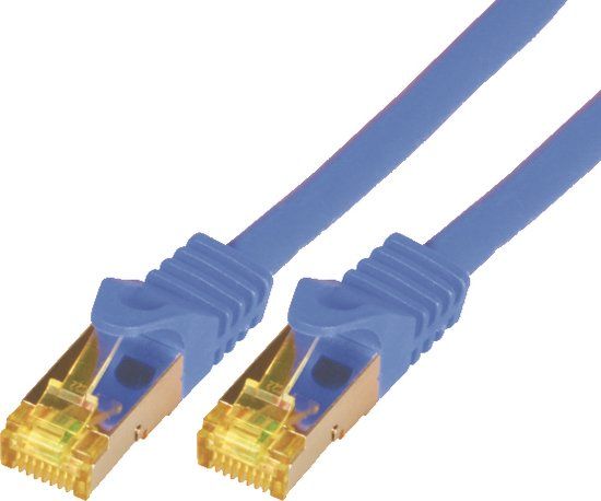 M-CAB Cat7 netwerkkabel 7.5m Blauw