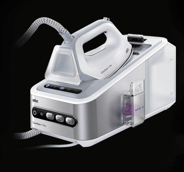 Braun IS 7155 WH - Stoomgenerator - 2400W - Zilver/Wit