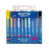 Giotto F428300 Viltstift Verschillende kleuren 10 stuk(s)