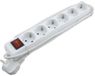 ETM Stekkerdoos 6-voudig - 1,5 meter - Met randaarde - 3 x 1 mm2 snoer - Wit