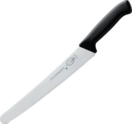 Dick Pro Dynamic HACCP gekarteld bakkersmes zwart 25.5cm
