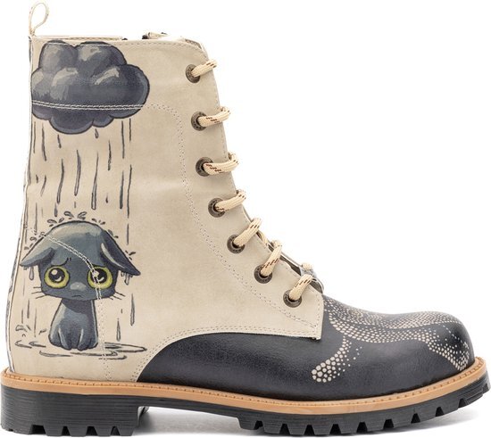 GOBY - Pitty Catty - Boots - Laars - Laarzen - Damesboots - Dames laarzen - Longboots - Handmade - Maat 35