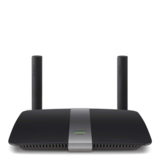 Linksys EA6350-UK - Draadloze router - Zwart
